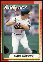 Cromos de beisebol 1990 Topps 690 Mark McGwire Athletics Cromos de beisebol 1990 Topps 690 Mark McGwire Athletics