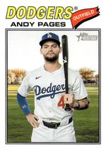 Cromos de beisebol 2026 Topps Heritage Andy Pages Dodgers Cromos de beisebol 2026 Topps Heritage Andy Pages Dodgers