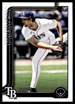 Cromos de beisebol Joe Boyle Rays 2025 Topps Cromos de beisebol Joe Boyle Rays 2025 Topps