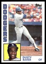 Cromos de beisebol Topps 1984 Dusty Baker Dodgers 40