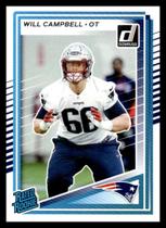 Cromos de Futebol Donruss 2025 Will Campbell Rated Rookie Cromos de Futebol Donruss 2025 Will Campbell Rated Rookie