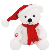 Cromus Natal Urso Animado C/gorro Bco/vrm Animado Cromus Natal Urso Animado C/gorro Bco/vrm Animado