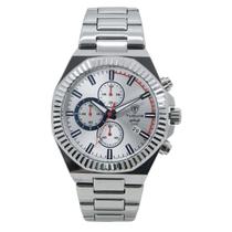 Cronógrafo Masculino Analógico Tuguir Infinity GCS-1272 Cristal Mineral Prata Dobrável com Botão Bateria Quadrado Aço 5 Cronógrafo Masculino Analógico Tuguir Infinity GCS-1272 Cristal Mineral Prata Dobrável com Botão Bateria Quadrado Aço 5