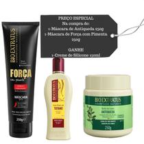 Cronograma Bio Extratus Força e Jaborandi + Creme Silicone Cronograma Bio Extratus Força e Jaborandi + Creme Silicone
