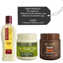 Cronograma Bio Extratus Queravit/Pós Química +Creme Silicone Cronograma Bio Extratus Queravit/Pós Química +Creme Silicone