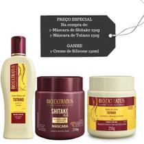 Cronograma Bio Extratus Shitake e Tutano e Creme de Silicone