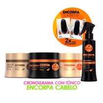 Cronograma Cabelos Ralos Haskell 300g + Fluído Encorpa Fios Cronograma Cabelos Ralos Haskell 300g + Fluído Encorpa Fios