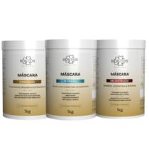 Cronograma Capilar 1kg Hidratação, Nutrição, Reconstrução Boetos