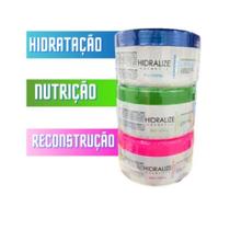 Cronograma Capilar 3 Potes de 300g Cada Hidratação Nutrição e Reconstrução