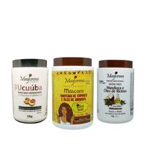 Cronograma Capilar Afro Hair 3x1Kg Máscaras (Ucuúba, Afro Hair Manteiga de Cupuaçu e Mandioca e Óleo de Ricinus) Cronograma Capilar Afro Hair 3x1Kg Máscaras (Ucuúba, Afro Hair Manteiga de Cupuaçu e Mandioca e Óleo de Ricinus)
