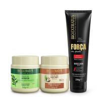 Cronograma Capilar Bio Extratus Força e Crescimento 3x 250g Cronograma Capilar Bio Extratus Força e Crescimento 3x 250g