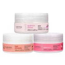 Cronograma Capilar Cadiveu - Remedy, Glamour, Quartzo Shine