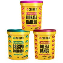 Cronograma Capilar Chikas Cabelos Crespos 3 Máscaras C/ 700g
