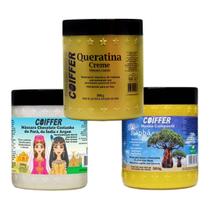 Cronograma Capilar Coiffer hidrata, reconstrução e Nutri Cronograma Capilar Coiffer hidrata, reconstrução e Nutri