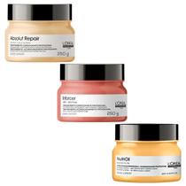 Cronograma Capilar de Crescimento Loreal 250g - Reparação e Reconstrução de Cabelos Danificados e Fr