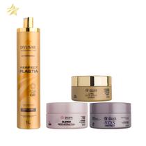 Cronograma Capilar + Escova Progressiva Perfect Plastia 1 L