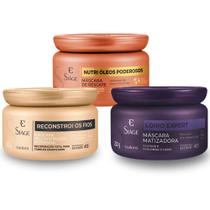 Cronograma Capilar Eudora Siàge para Cabelos Loiros