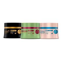 Cronograma Capilar Haskell 3 Máscaras Cavalo Forte Bendito Bananeira 250g P Cronograma Capilar Haskell 3 Máscaras Cavalo Forte Bendito Bananeira 250g P