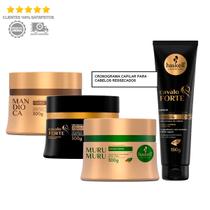 Cronograma Capilar Haskell 3 Máscaras P + Leave Cavalo Forte Cronograma Capilar Haskell 3 Máscaras P + Leave Cavalo Forte