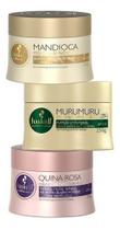 Cronograma Capilar Haskell 3 Máscaras Quina Mand Muru 250g P Cronograma Capilar Haskell 3 Máscaras Quina Mand Muru 250g P