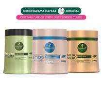 Cronograma Capilar Haskell Cabelos Loiros Danificados 500g