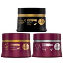 Cronograma Capilar Haskell Para Cabelos Alisados e Lisos 3 Máscaras de 300g Cabelos Alinhados e Macios Cronograma Capilar Haskell Para Cabelos Alisados e Lisos 3 Máscaras de 300g Cabelos Alinhados e Macios