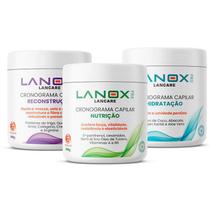 Cronograma Capilar Lancare Lanox - Nutrição, Hidratação e Reconstrução (3 produtos)