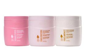 Cronograma Capilar Nuance 3 Máscaras De 1kg Time Reset Prof