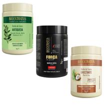 Cronograma Capilar para Força e Crescimento (1KG FORÇA/JABORANDI/UMECTANTE) - Bio Extratus Cronograma Capilar para Força e Crescimento (1KG FORÇA/JABORANDI/UMECTANTE) - Bio Extratus