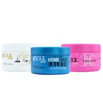 Cronograma Capilar Pós Progressiva kit Mascara Hidratação Nutrição Reconstrução Crescimento Soul Care Profissional Cronograma Capilar Pós Progressiva kit Mascara Hidratação Nutrição Reconstrução Crescimento Soul Care Profissional