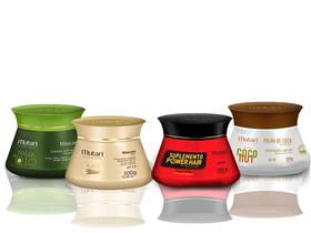 Cronograma Capilar Power Hair + Nutrit + Relax Q10 + Coconut AntiDanos Secador Alisantes Crescimento