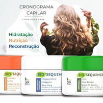 CRONOGRAMA CAPILAR, PROFISSIONAL máscara de hidratação, reconstrução e nutrição. Tratamento Orgânico