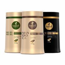 Cronograma Haskell 900g Cabelos Ressecados Murumuru Cavalo Forte Mandioca