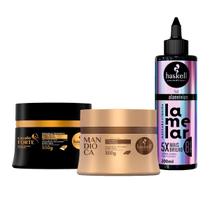 Cronograma Haskell Lamelar + Cavalo Forte + Mandioca 300g Cronograma Haskell Lamelar + Cavalo Forte + Mandioca 300g