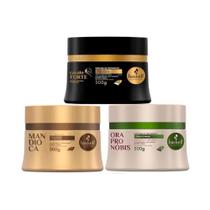 Cronograma Haskell Ora Pro-Nóbis Cavalo Forte Mandioca 300g Cronograma Haskell Ora Pro-Nóbis Cavalo Forte Mandioca 300g