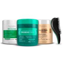 Cronograma Prohall Biomask Extreme Proboo 500g+Escova Cabelo