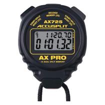 Cronômetro ACCUSPLIT AX725 Dual Line 16 Memory Pro preto
