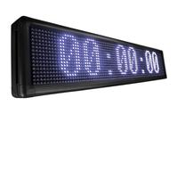 Cronômetro De Led Relógio E Letreiro 1m x 20cm Outdoor Dupla Face - Mundo de LED