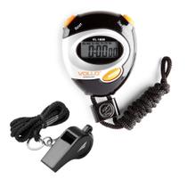 Cronômetro de Mão Digital Profissional Stopwatch + Apito