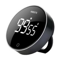 Cronometro Digital De Tempo Timer Volume Ajustável 2 Em 1 Luz Led Treino Academia Corrida