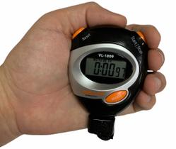 Cronômetro Digital Profissional Vollo VL1809 Com Alarme e Relógio