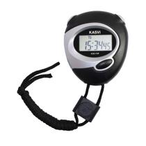 Cronômetro e relógio Digital com alarme portátil Kasvi