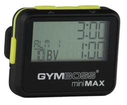 Cronômetro Intervalado Gymboss miniMAX Programas Complexos Preto Amarelo Cronômetro Intervalado Gymboss miniMAX Programas Complexos Preto Amarelo