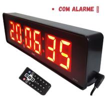 Cronometro Relógio Led Digital Parede Mesa C/ Controle - ASP