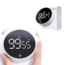 Cronômetro Timer Digital LED Magnético Geladeira Armário Cozinha - Aimportz