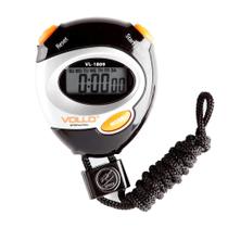 Cronometro Vollo Stopwatch - unissex - preto e laranja
