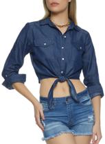 Croopd feminino camisa