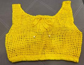 Croped em crochê