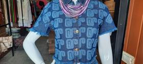 Croped jeans estampado Croped jeans estampado