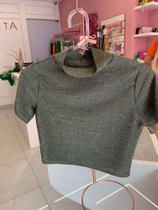 Croped lurex coleção fim de ano Croped lurex coleção fim de ano